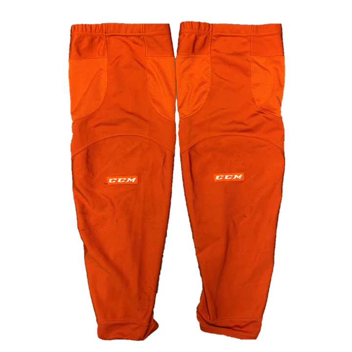 OHL - Chaussettes de hockey CCM d'occasion (orange/blanc)